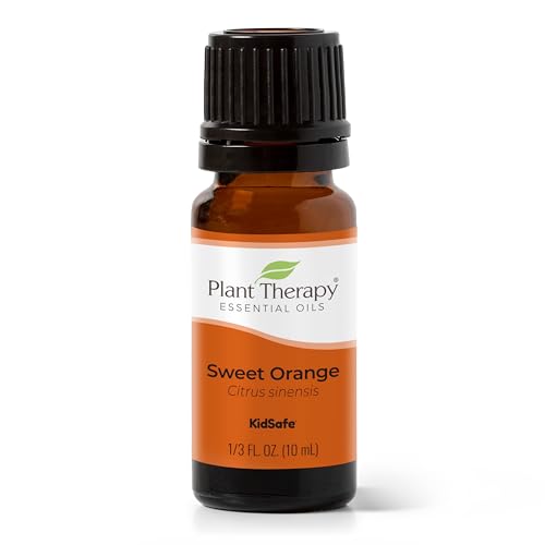 Plant Therapy Sweet Orange Essential Oil - Energizing Aroma, Natural Antioxidants - 10 mL