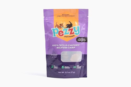 Pezzy Pets Dog Treats - High Protein, Low Fat, Wild-Caught Fish, Hypoallergenic - 3oz