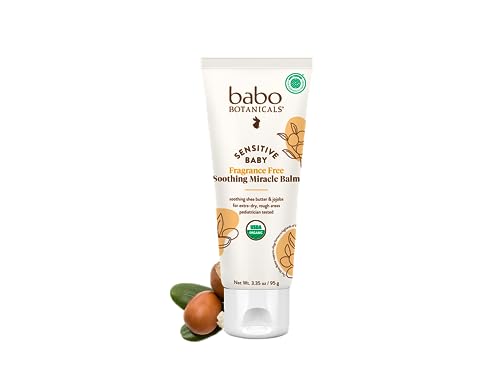 Babo Botanicals Soothing Skin Balm - USDA Organic, EWG Verified, Nourishing - 2oz