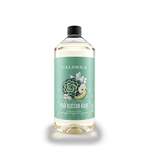 Caldrea Hand Soap Refill - Cleans & Conditions with Aloe Vera, Pear Blossom Agave Scent - 32oz