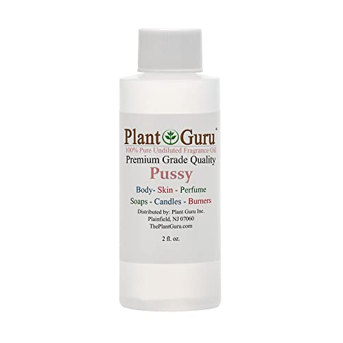 Plant Guru Perfume Oil - Sensual Strawberry & Jasmine, Phthalate-Free - 2oz for Skin & Crafts