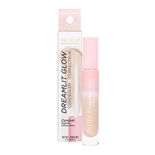 Pacifica Beauty DreamLit Glow Concealer - Brightens Dark Circles, Vegan, 0.21 oz