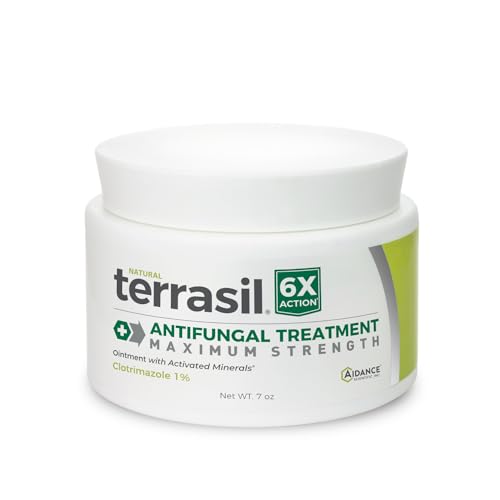 Terrasil Antifungal Cream MAX 6X - Clinically Proven Relief for Skin Fungus & Itch - 7oz