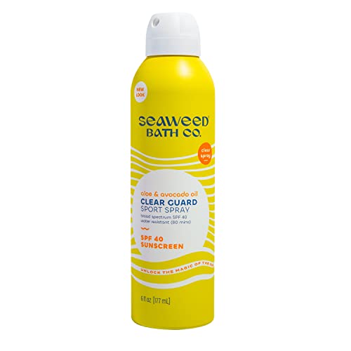 Seaweed Bath Co. Sunscreen Spray - SPF 40 Protection, Nourishing Seaweed & Aloe - 6oz