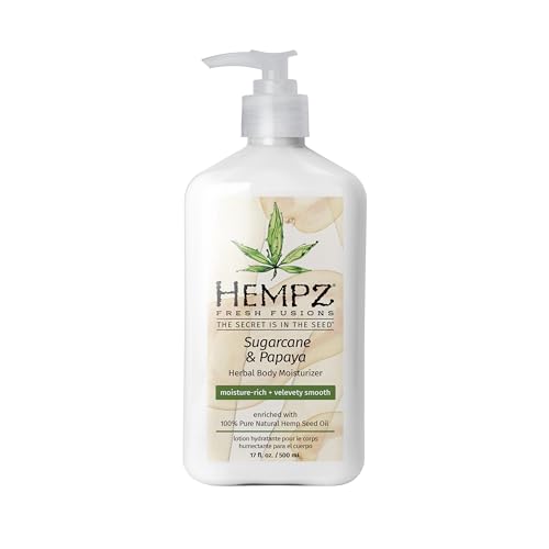 Hempz Herbal Body Lotion - Nourishing Moisture with Hemp Seed Oil & Tropical Scent - 17oz