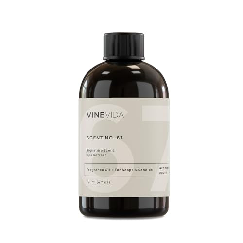 VINEVIDA Spa Retreat Candle Fragrance Oil - Natural, Vegan, Skin-Safe - 4oz