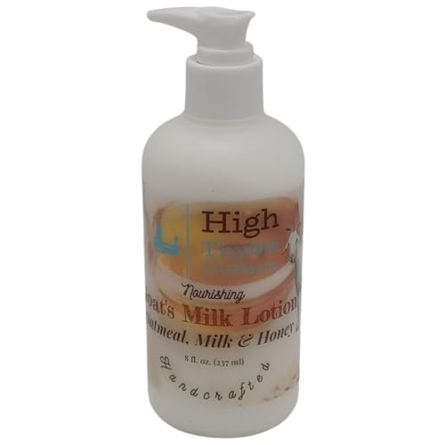 Nourishing Goat Milk Body Lotion - Hydrating Oatmeal & Honey, Non-Greasy Formula - 8oz