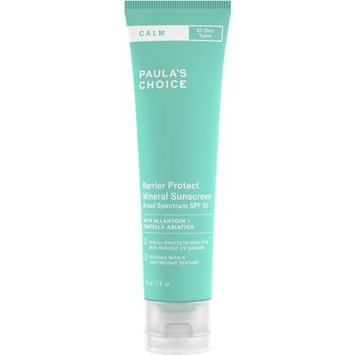 Paula’s Choice Sunscreen - Soothes Redness, Mineral SPF 30 for Sensitive Skin - 2 Fl Oz