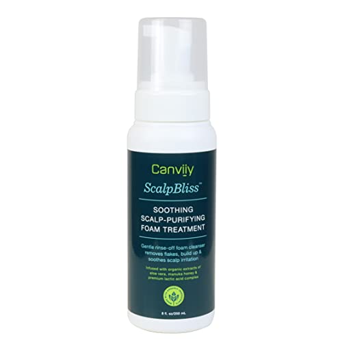 Canviiy ScalpBliss Treatment - Purifies & Soothes Dry Scalp, Aloe Vera & Tea Tree Oil - 8 FL Oz