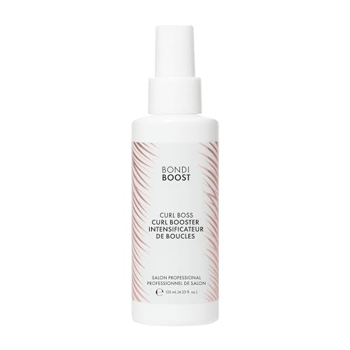 BondiBoost Curl Boss Booster Spray - Revitalize Curls, Anti-Frizz, Vegan Formula - 4.24fl oz