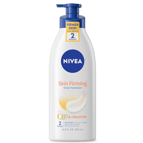 NIVEA Body Lotion - Firming Moisture with Q10 & Shea Butter, Convenient Pump - 16.9 fl. oz.