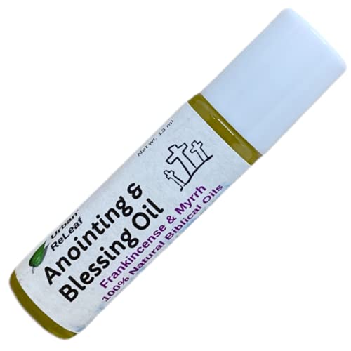 Urban ReLeaf Essential Oil Roll-On - Comforting Anointing Blend of Frankincense & Myrrh - 10ml