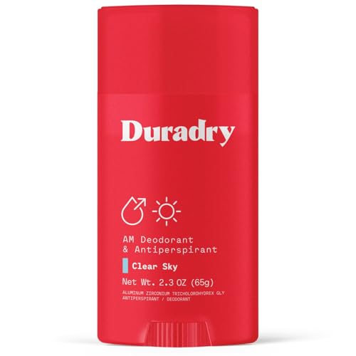 Duradry AM Deodorant - All-Day Sweat & Odor Protection, Dermatologist Recommended - 2.3 Oz