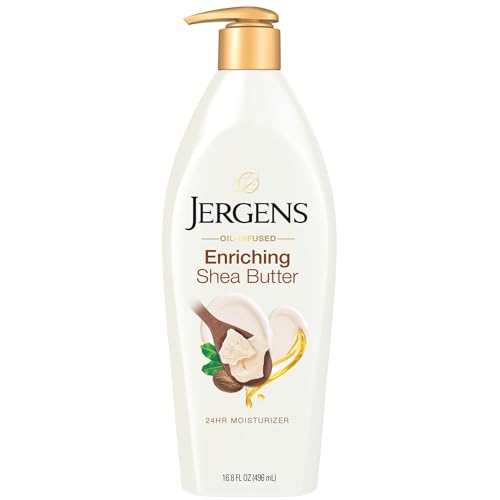 Jergens Body Lotion - Deep Hydration with Pure Shea Butter, 3X Radiant Skin - 16.8 oz