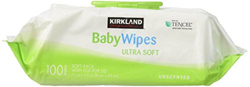 Kirkland Signature Baby Wipes - Ultra-Soft, Hypoallergenic, Vitamin E - 100 Count