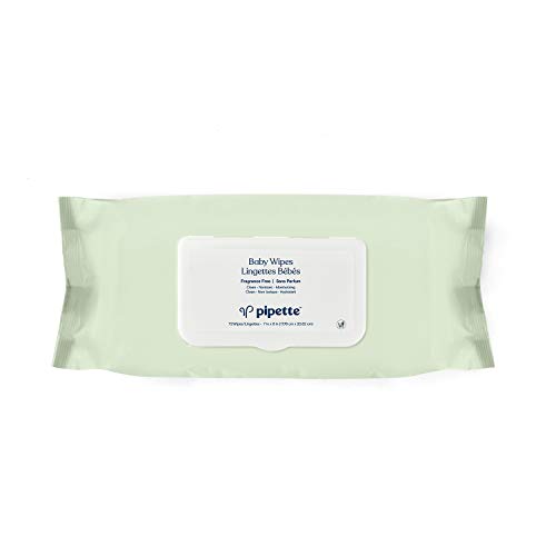 Pipette Baby Wipes - Gentle Clean, Hydrating with Plant-Derived Ingredients - 72 Count