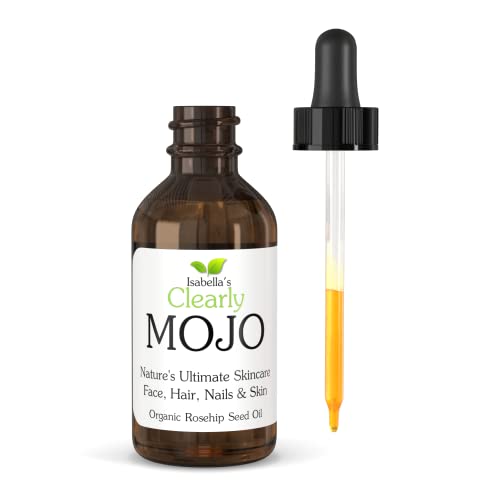 Isabella's Clearly MOJO Rosehip Seed Oil - Hydrating, Anti-Aging, Vegan - 60mL Glass Bottle