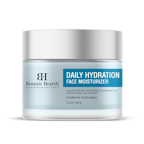 Botanic Hearth Daily Hydration Moisturizer - Long-lasting Hydration, Natural Ingredients - 3.5 fl oz