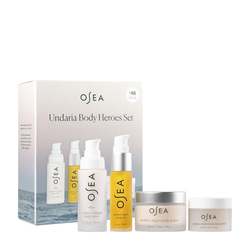 OSEA Undaria Body Care Set - Nourishing Hydration & Firming for Radiant Skin - 4 Travel Sizes