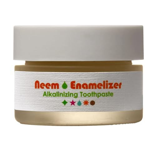 Living Libations Neem Enamelizer Toothpaste - Balances Saliva, Wildcrafted Ingredients - 0.5 oz