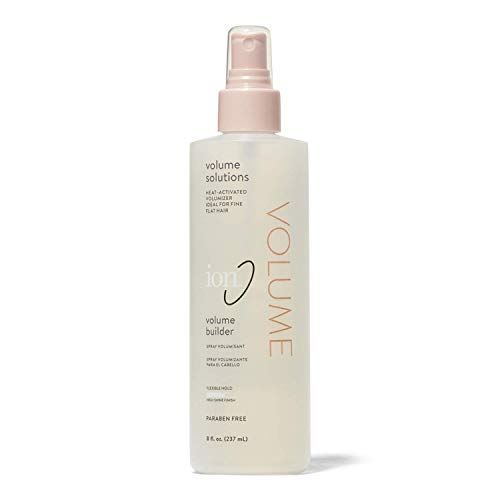 ion Volume Builder Hair Mousse - Touchable Hold, Heat-Activated Volume, 100% Vegan - 8oz