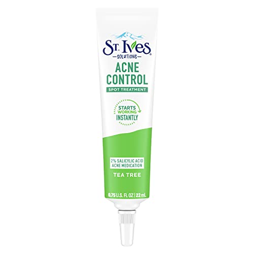 St. Ives Blemish & Acne Treatment - Reduces Redness, 2% Salicylic Acid & Natural Tea Tree - 0.75oz