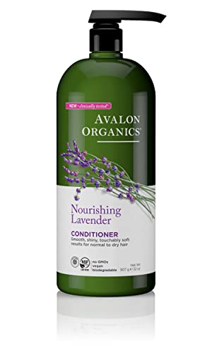 Avalon Organics Nourishing Conditioner - Hydrating, Organic Ingredients, Lavender Scent - 32oz