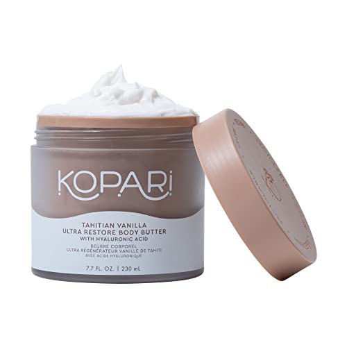 Kopari Body Butter - Hydrating with Hyaluronic Acid, Plant Extracts, Vanilla Scent - 7.7oz