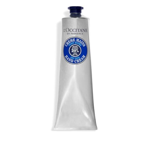 L’Occitane Shea Butter Hand Cream - Nourishes & Protects Very Dry Hands, Vegan - 5.1oz