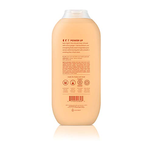 Method Body Wash - Energizing Citrus & Ginger, Plant-Based, Moisturizing - 18oz