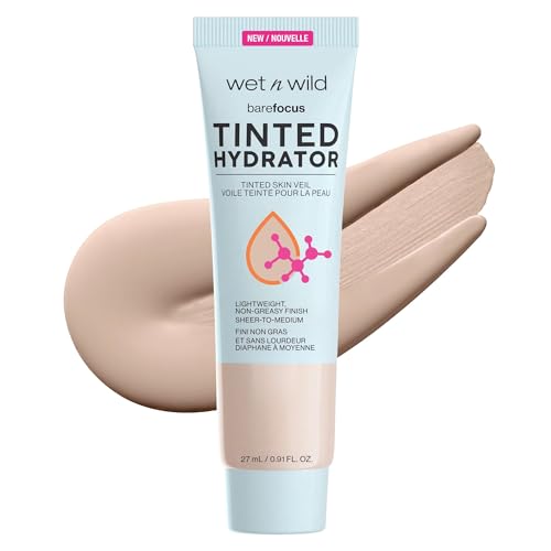 wet n wild Tinted Moisturizer - Hydrating, Oil-Free, Cruelty-Free - Porcelain, Matte Finish