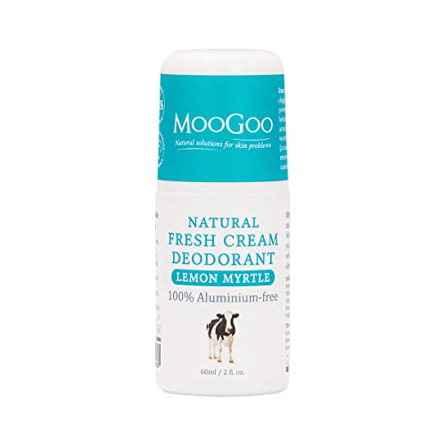 MooGoo Natural Deodorant - Non-Irritating Formula, Aluminum Free, Roll-On - 75ml