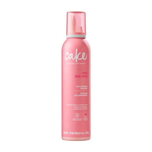 Cake Beauty Volumizing Mousse - 2X Volume, 450F Heat Protection, Nourishing - 8.4oz