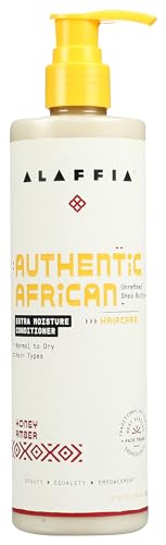 Alaffia Authentic African Conditioner - Deep Moisture, No Animal Testing - 12oz