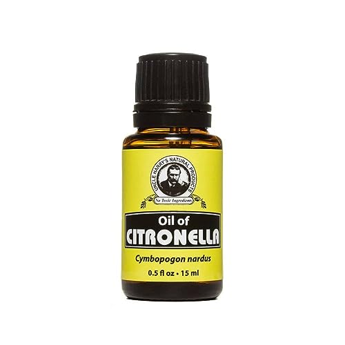 Uncle Harry's Essential Oil - Energizing Citronella for Aromatherapy & DIY Insect Spray - 0.5 fl oz