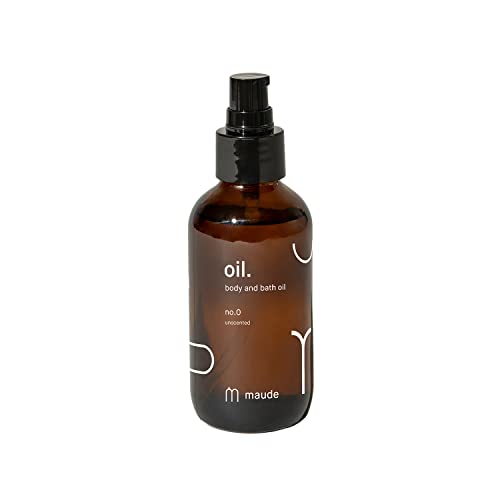 Maude Oil No. 0 Body Oil - Hydrating Organic Moisturizer with Jojoba & Coconut Oils - 4 fl oz