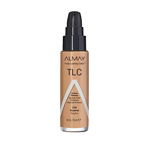 Almay Liquid Foundation - Nourishing, Long-Lasting Color, Vitamin E & Lemon Extract - 1 oz