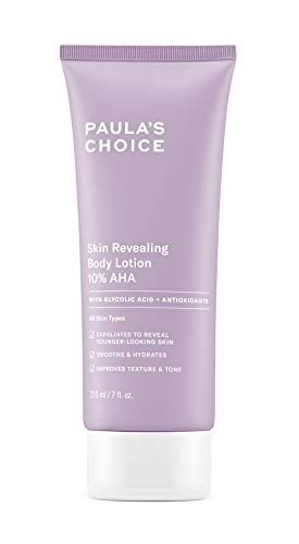 Paula's Choice Body Lotion - Exfoliating 10% AHA for Smoother Skin, Red Bumps Relief - 7oz