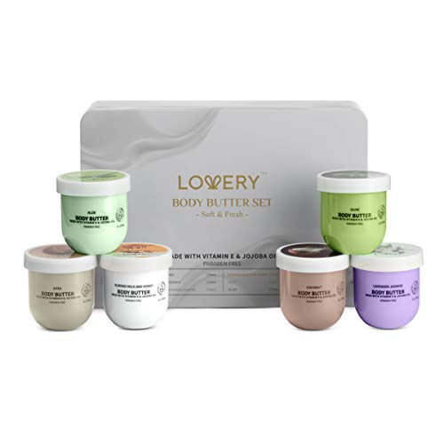 Whipped Body Butter Set - Nourishing Shea Butter Lotion, Aromatherapy Gift Box - 36oz