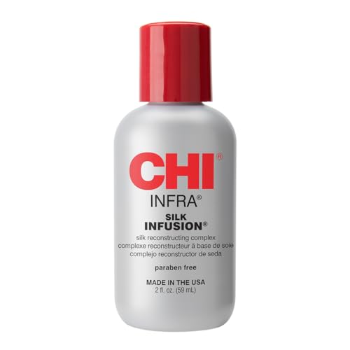 CHI Infra Silk Infusion Leave-In Conditioner - Strengthens & Protects Hair, Alcohol-Free - 2oz