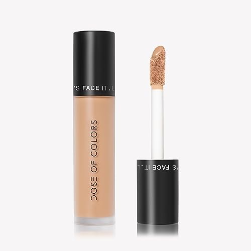 Dose of Colors LET'S FACE IT Concealer - Hydrating, Niacinamide, Talc & Paraben Free - Medium 3