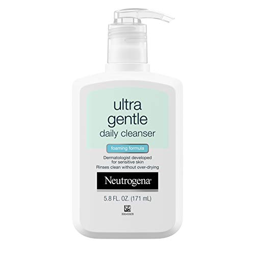 Neutrogena Ultra Gentle Foaming Facial Cleanser - Hydrating for Sensitive Skin, 5.8 fl. oz