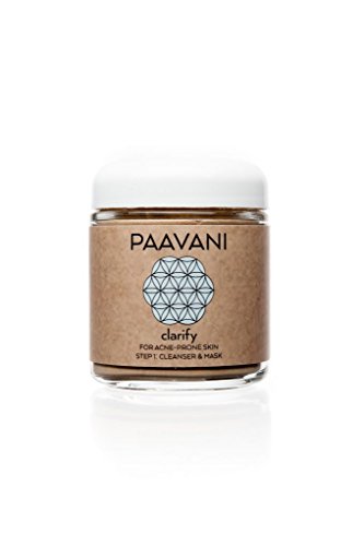 PAAVANI Ayurveda Face Mask - Gentle Exfoliation, Organic Herbs & All-Natural Ingredients - 4oz