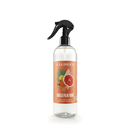 Caldrea Linen & Room Spray - Freshens Fabrics with Essential Oils, Tangelo Palm Frond - 16 Fl Oz