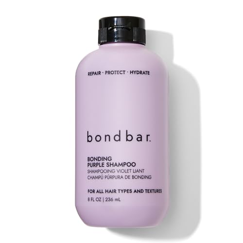 Bondbar Purple Shampoo - Neutralizes Brassiness, Repairs & Hydrates, Vegan - 8 Fl. Oz