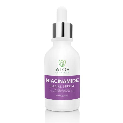 Aloe Infusion Niacinamide Face Serum - Hydrates, Exfoliates, Vegan & Cruelty-Free - 2 FL Oz