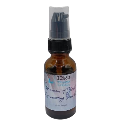 High Thyme FARMacy Rejuvenating Face Oil - Nourishing, All-Natural Herbs for Radiant Skin - 1oz