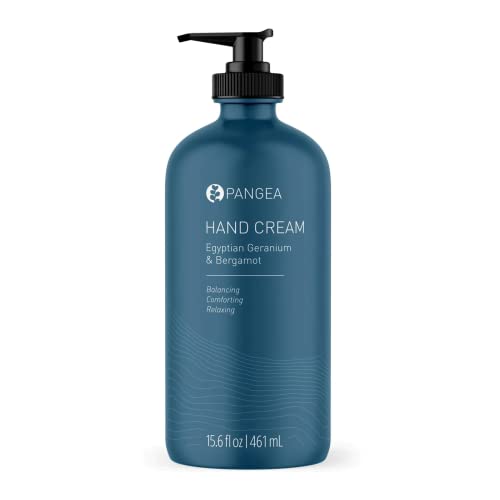 Pangea Organics Hand Cream - Nourishing Calendula & Green Tea, Vegan & Non-Toxic - 15.6oz