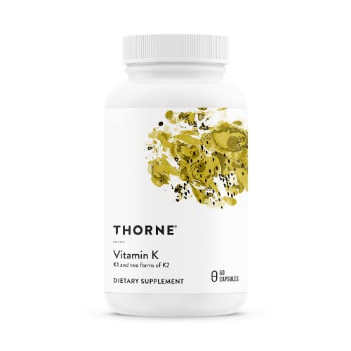 THORNE Vitamins & Supplements Bundle - Supports Strong Bones & Artery Health - 60 Capsules