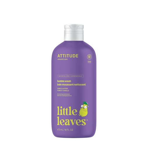 ATTITUDE Kids Shampoo & Body Wash - EWG Verified, Vegan, 97.8% Naturally Derived - Mango, 16 Fl Oz